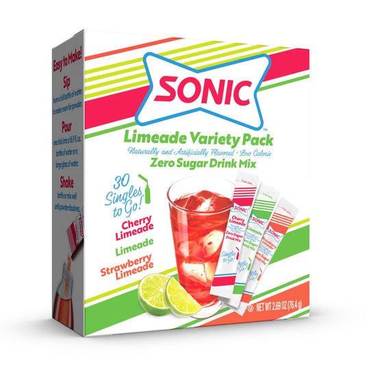 Sonic Limeade Singles - Variety Pack 30pcs