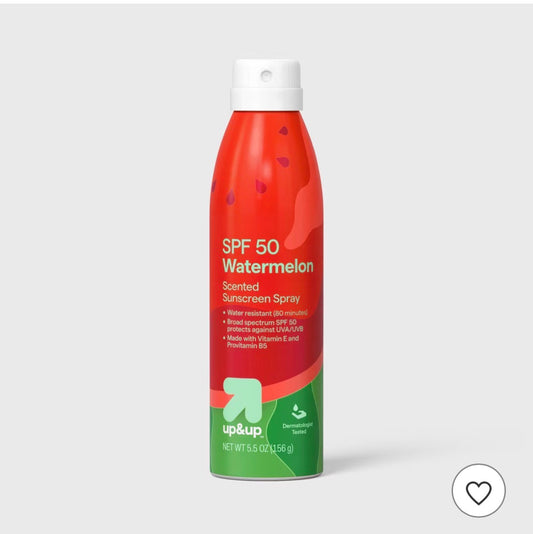 Up & Up SPF50 Spray - Watermelon