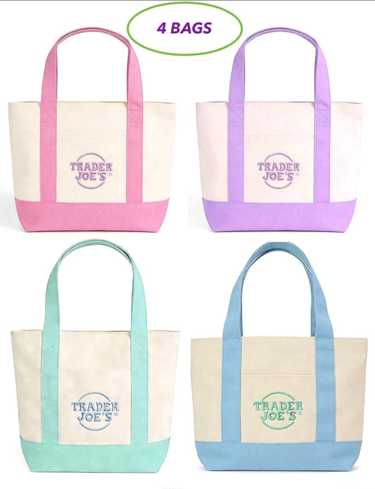 Trader Joe’s Mini Pastel Tote Bag