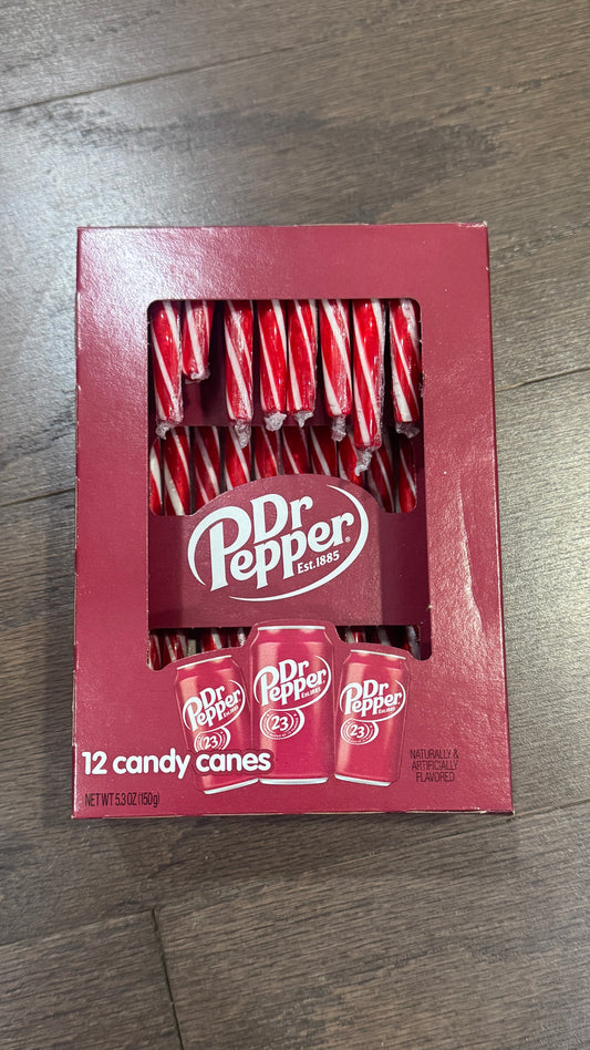 Dr Pepper Candy Canes