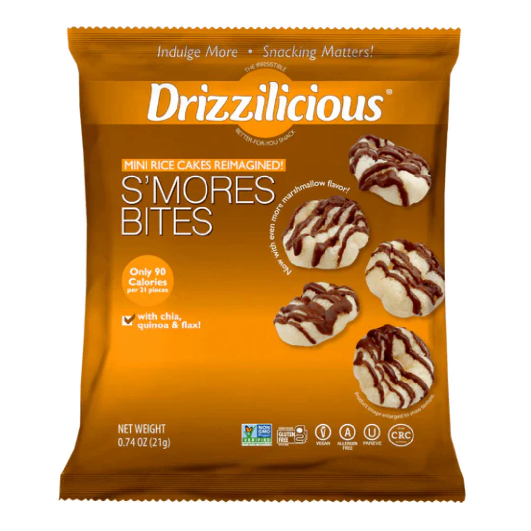 Drizzilicious Rice Cake Bites - S’mores