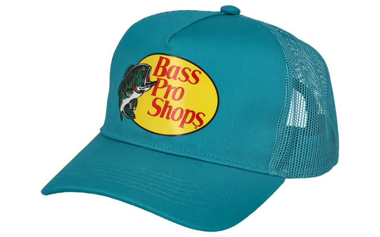 Bass Pro Sports Mesh Trucker Hat - Teal