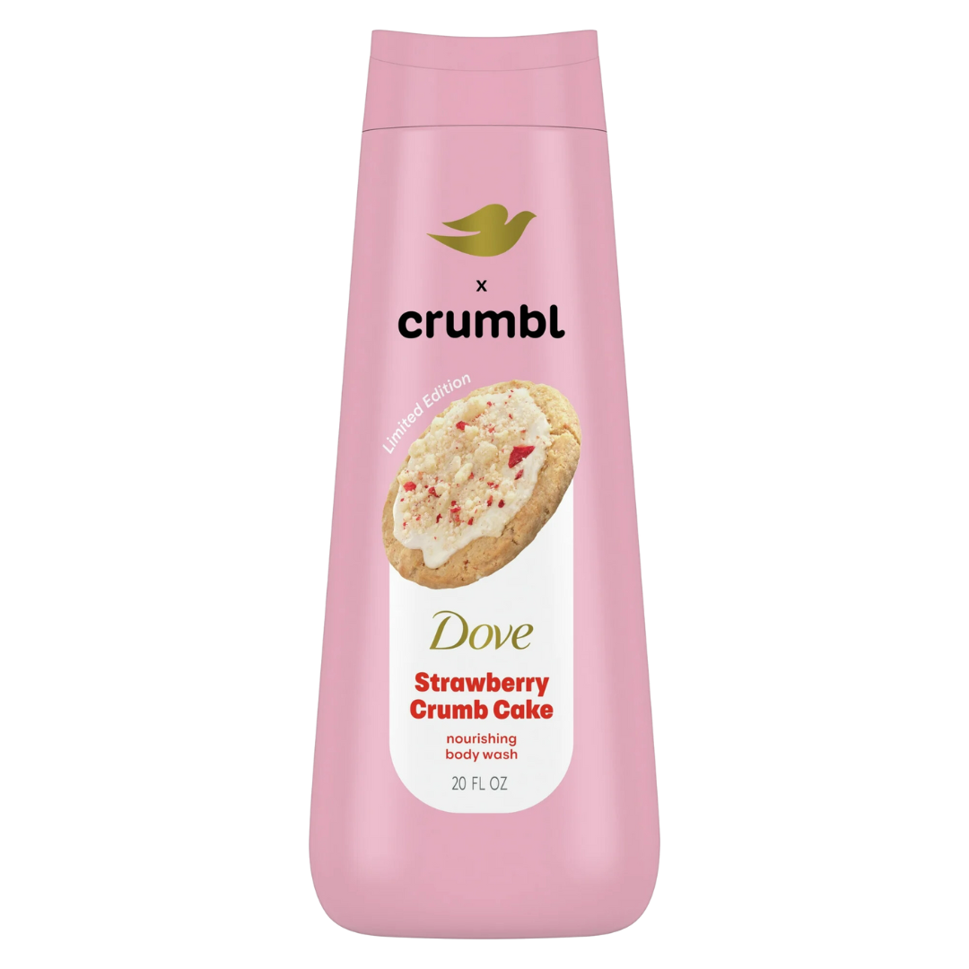 Dove Crumbl Body Wash - Strawberry Crumb Cake