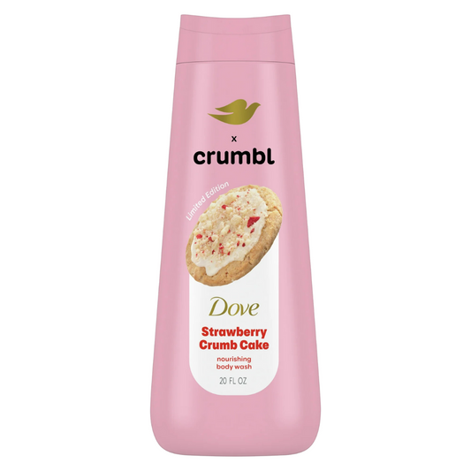 Dove Crumbl Body Wash - Strawberry Crumb Cake
