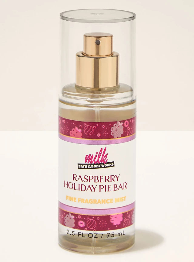 Bath & Body Works Milk Bar Travel Body Mist - Raspberry Holiday Pie Bar
