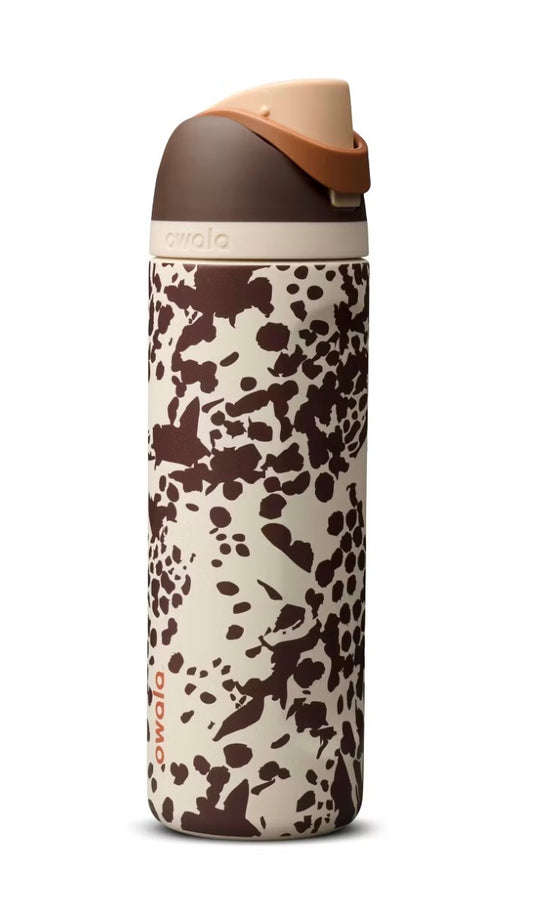 Owala Cow Print Water Bottle