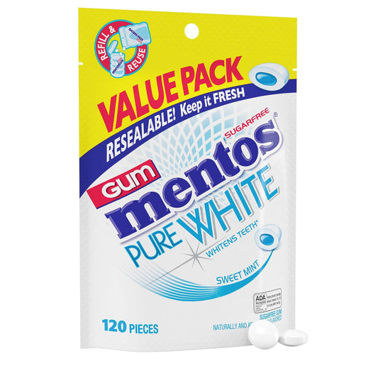 Mentos Whitening Gum XXL - 120pcs
