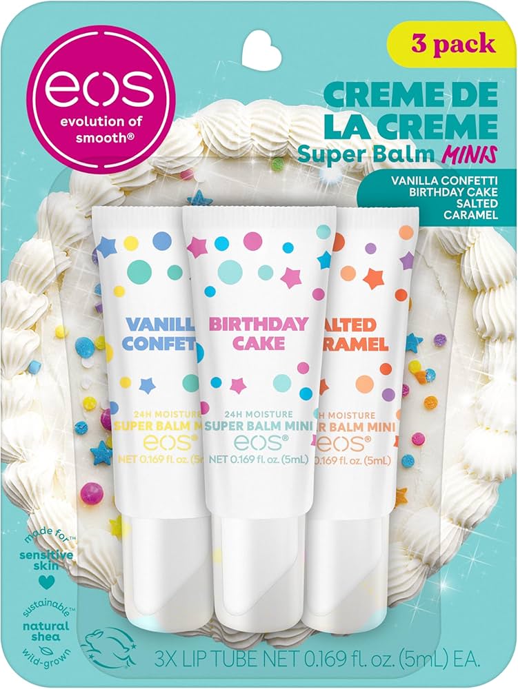 EOS Super Moisture Mini Balms - Creme De Le Creme (3pk)