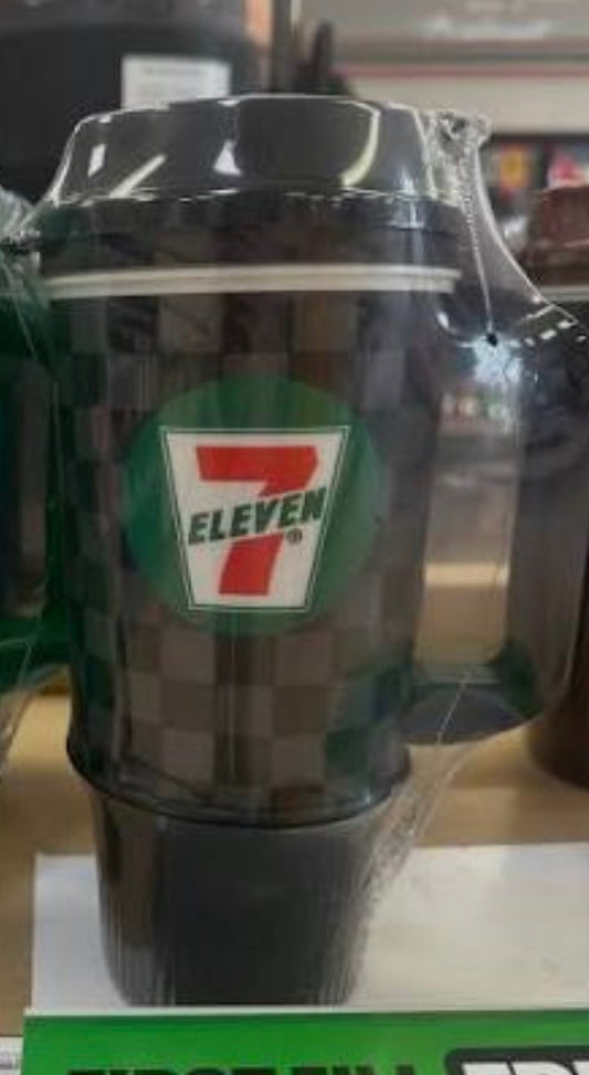 7-Eleven® Reusable Handled 24fl oz Cup - Black