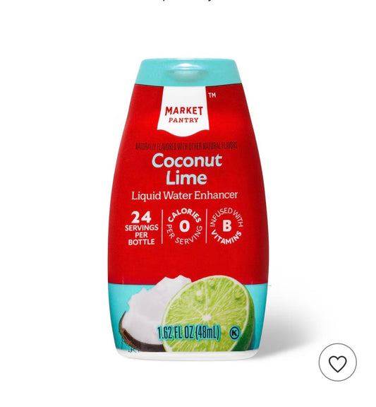 Market Pantry Water Enhancer - Coconut Lime