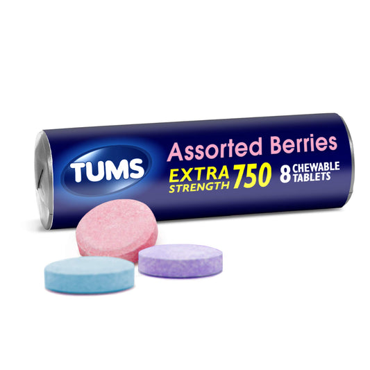 Tums Antacids - Assorted Berries, Extra Strength, 12ct