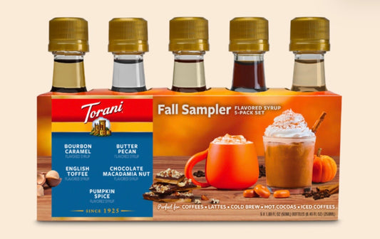 Torani Syrups (5ct) - Fall Sampler Set