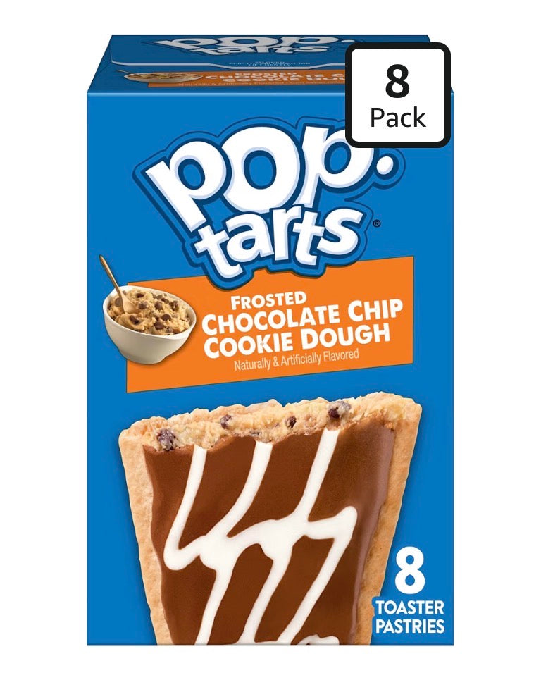 Pop Tarts (8ct) - Chocolate Chip Cookie Dough (STOCK RESERVATION)