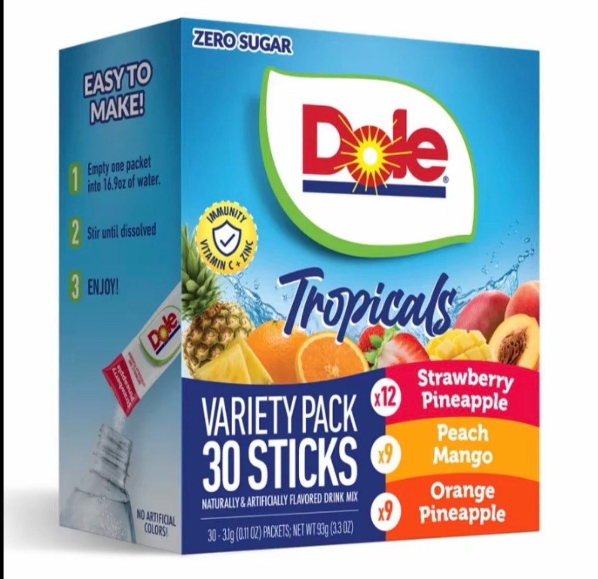 Dole Singles Drink Sachets 30ct (VARIOUS)