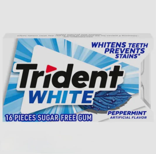 Trident White Chewing Gum 16piece