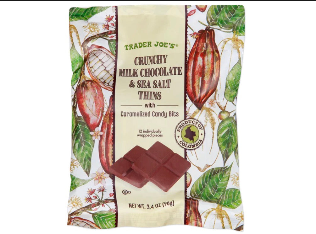 Trader Joe’s Crunchy Milk Chocolate & Sea Salt Thins