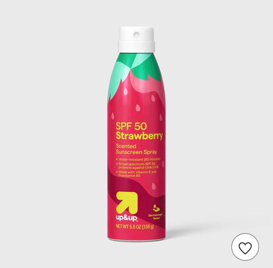 Up & Up SPF50 Spray - Strawberry