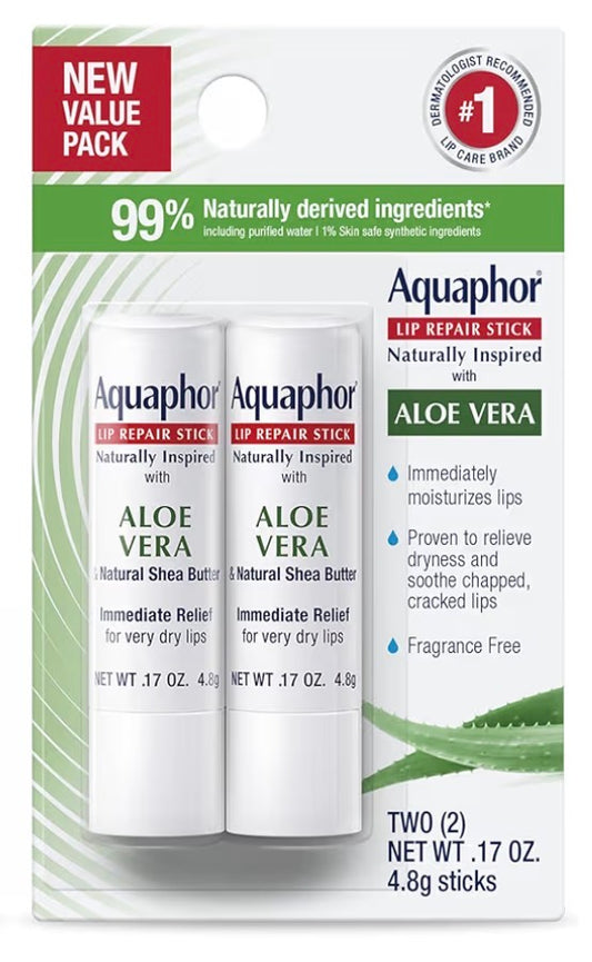 Aquaphor Lip Balm 2pk (VARIOUS)