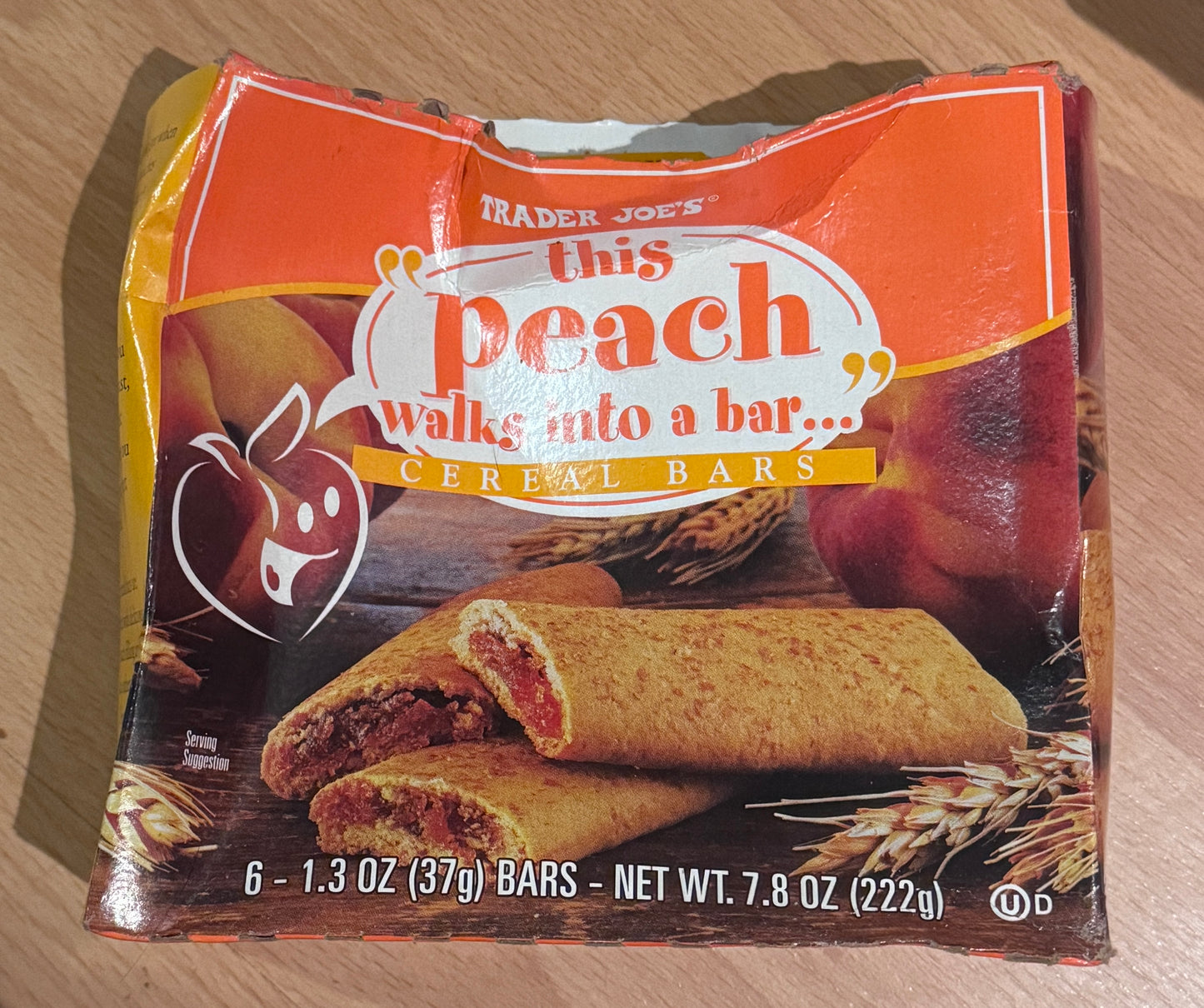 Trader Joe’s Peach Cereal Bars (6ct)