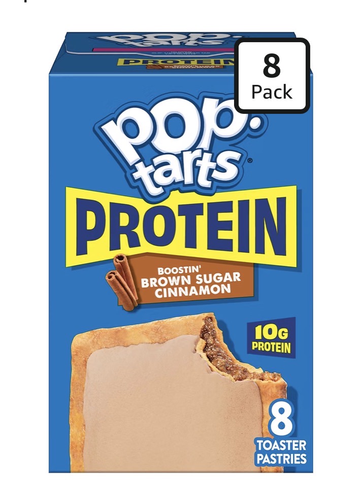 Pop Tarts Protein (8ct) - Brown Sugar Cinnamon (STOCK RESERVATION)