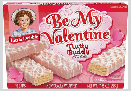 Little Debbie’s Cakes (Valentines) - Nutty Buddy Bar