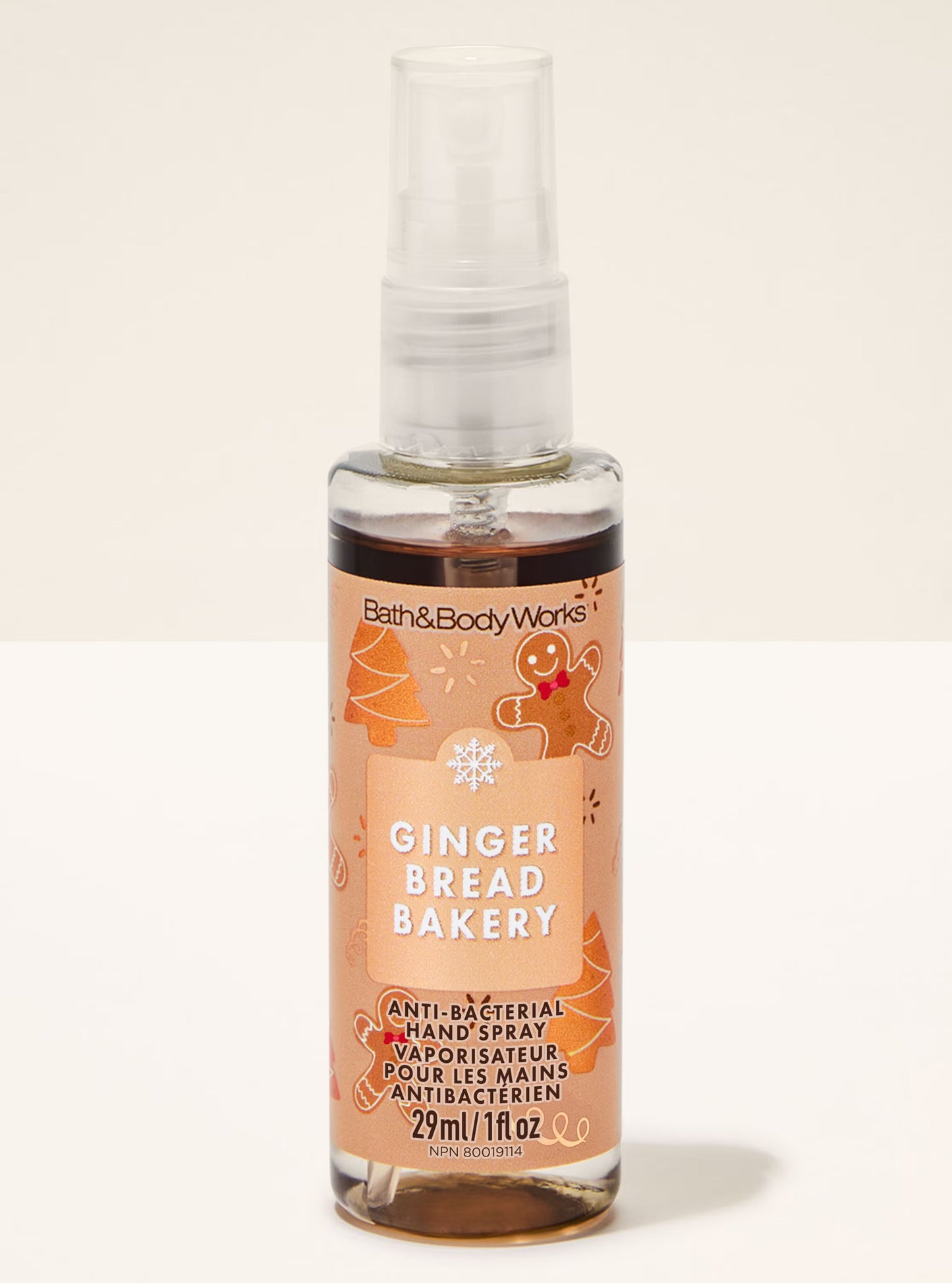 Bath & Body Works Christmas Hand Sanitising Mist - Gingerbread Bakery