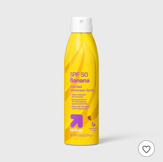 Up & Up SPF50 Spray - Banana