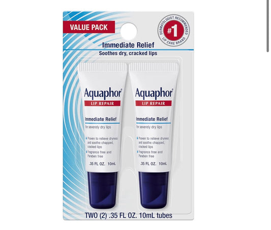 Aquaphor Lip Repair Serum 2pk
