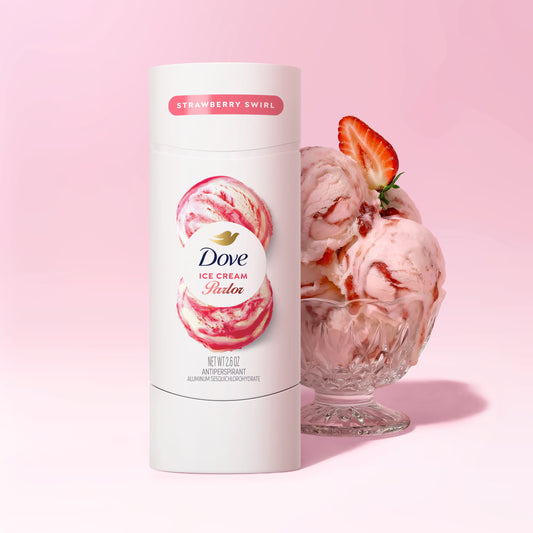 Dove Ice Cream Parlour Deodorant- Strawberry Swirl