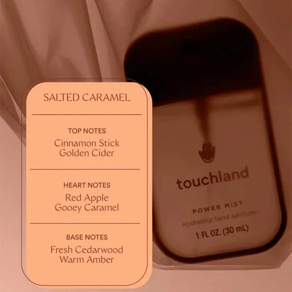 Touch Land Hand Sanitiser - Salted Caramel