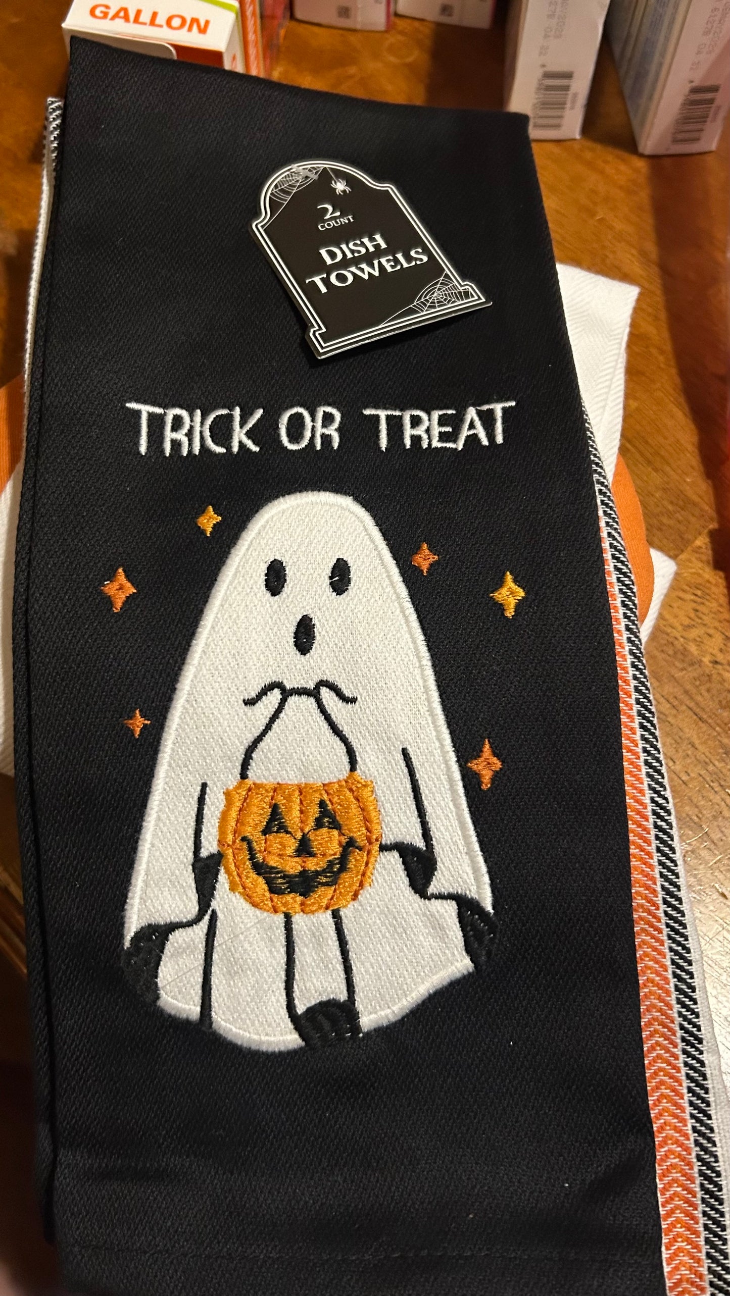 Target Halloween Tea Towel (2pk) - Ghost