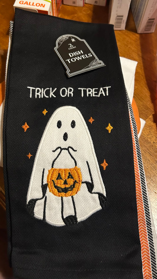 Target Halloween Tea Towel (2pk) - Ghost