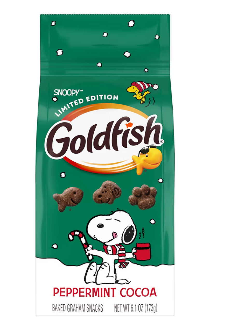 Peppermint Cocoa Goldfish Crackers