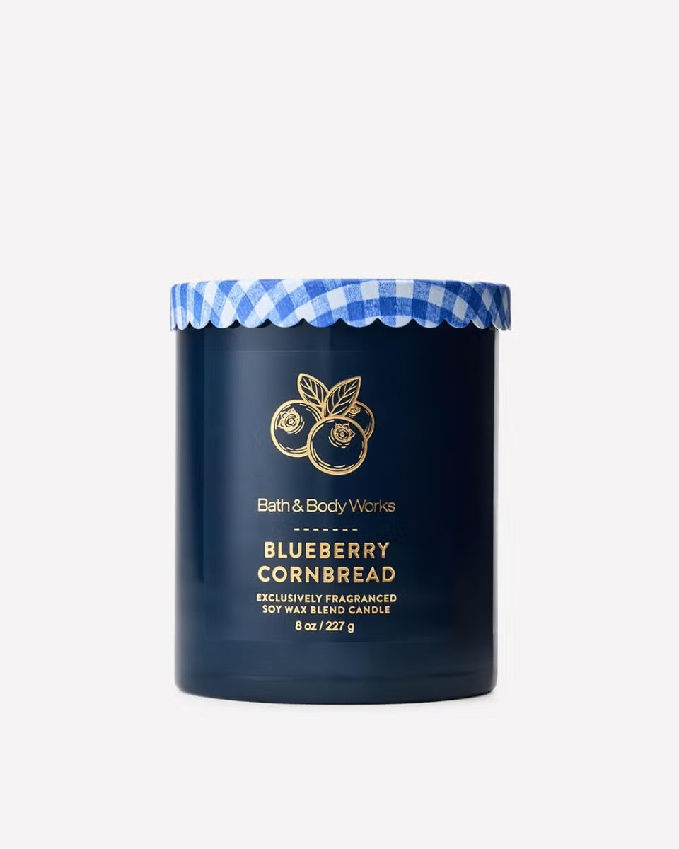 Bath & Body Works Single-Wick Candle - Blueberry Cornbread