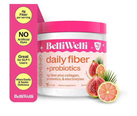 BelliWelli Daily Fibre +Probiotics Pot