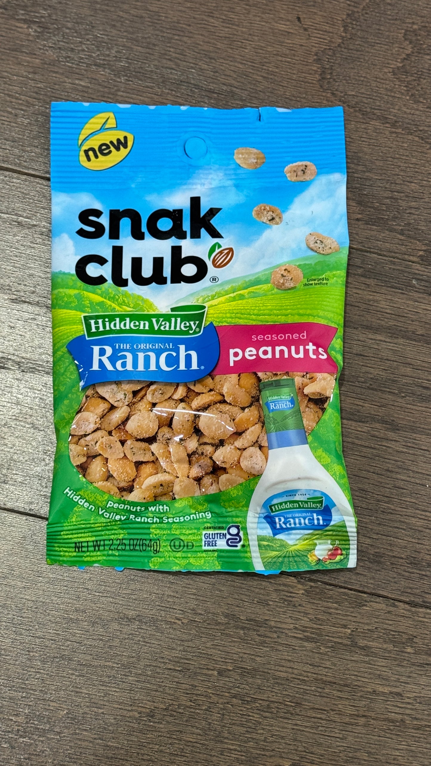 Snak Club Hidden Valley Ranch flavoured Peanuts