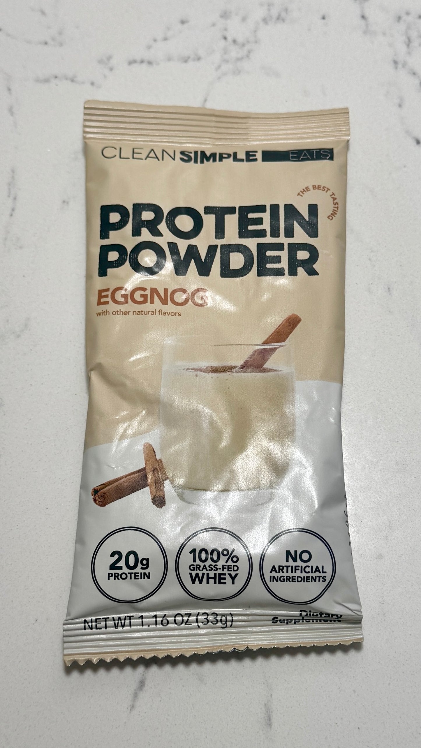 Clean Simple Protein Powder - Eggnog
