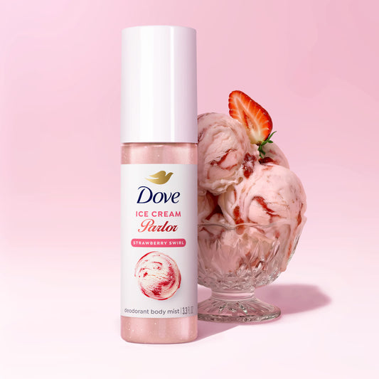 Dove Ice Cream Parlour Body Mist - Strawberry Swirl