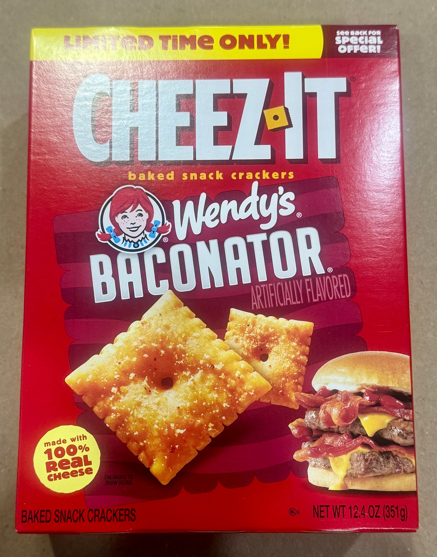 Cheezit - Wendy’s Baconator