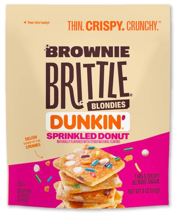 Brownie Brittle X Dunkin’ Blondies - Sprinkled Donut