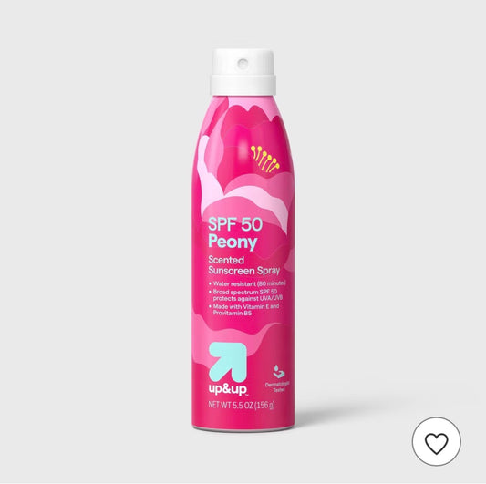 Up & Up SPF50 Spray - Peony