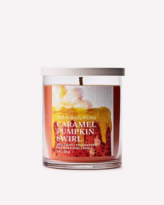 Bath & Body Works Single-Wick Candle - Caramel Pumpkin Swirl