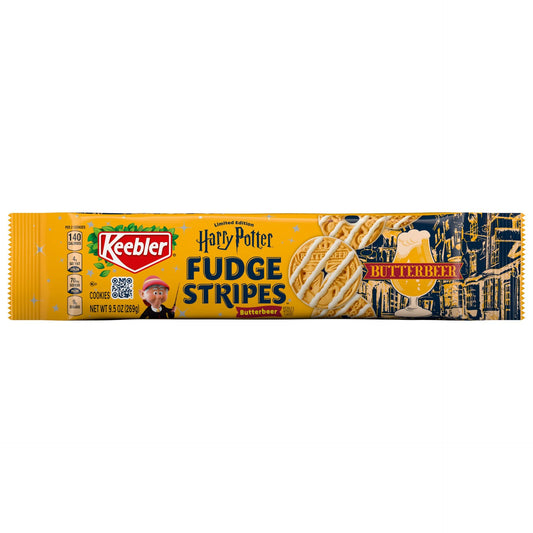 Keebler Fudge Striped Butterbeer Harry Potter cookies