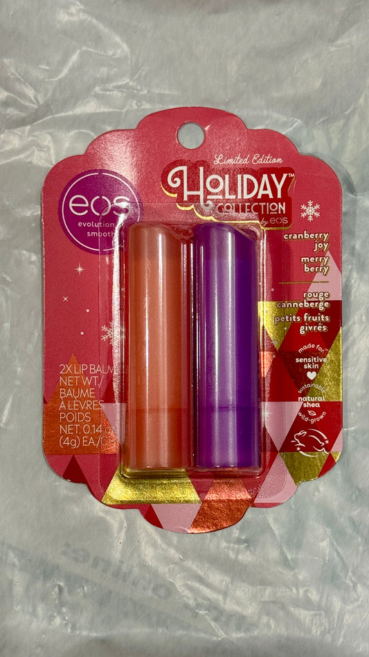 EOS Holiday Lip Balms