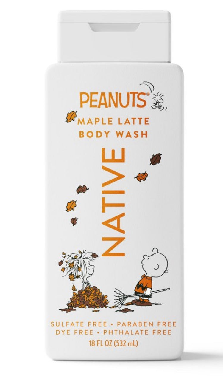 Native X Peanuts Body Wash (532ml) -  Maple Latte