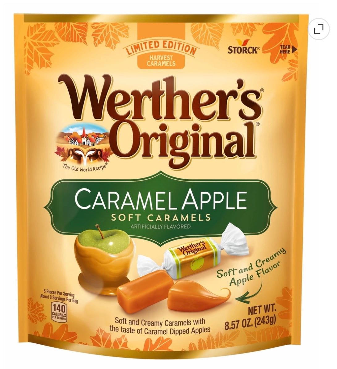 Werther’s Originals Harvest Caramels - Caramel Apple
