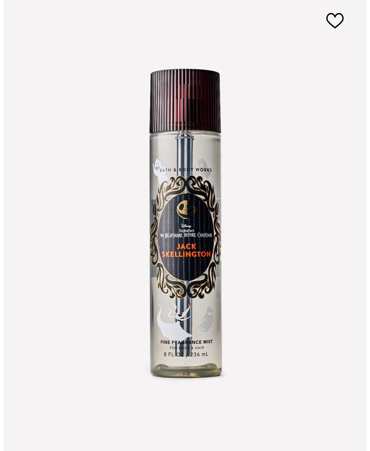 Bath & Body Works X Nightmare Before Christmas Fragrance Mist - Jack
