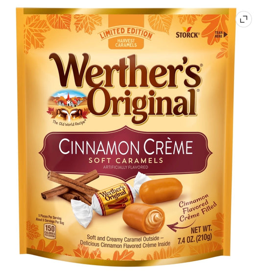 Werther’s Originals Harvest Caramels - Cinnamon Crème
