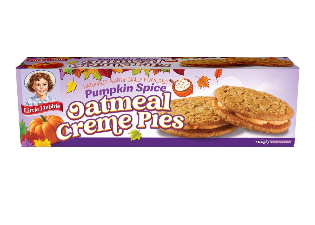 Little Debbie’s Cakes - Pumpkin Spice Oatmeal Creme Pies (8ct)