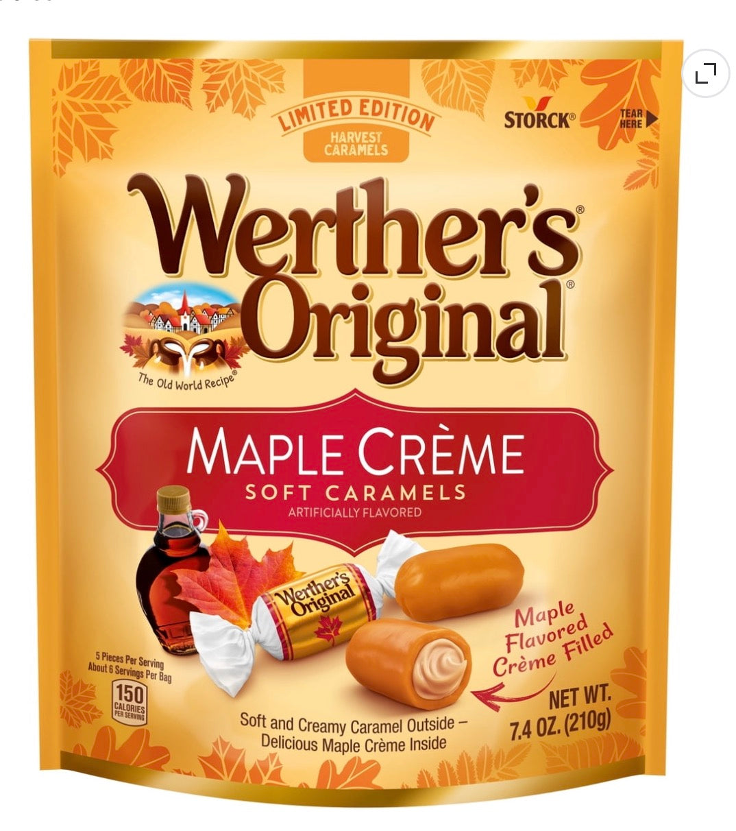 Werther’s Originals Harvest Caramels - Maple Crème